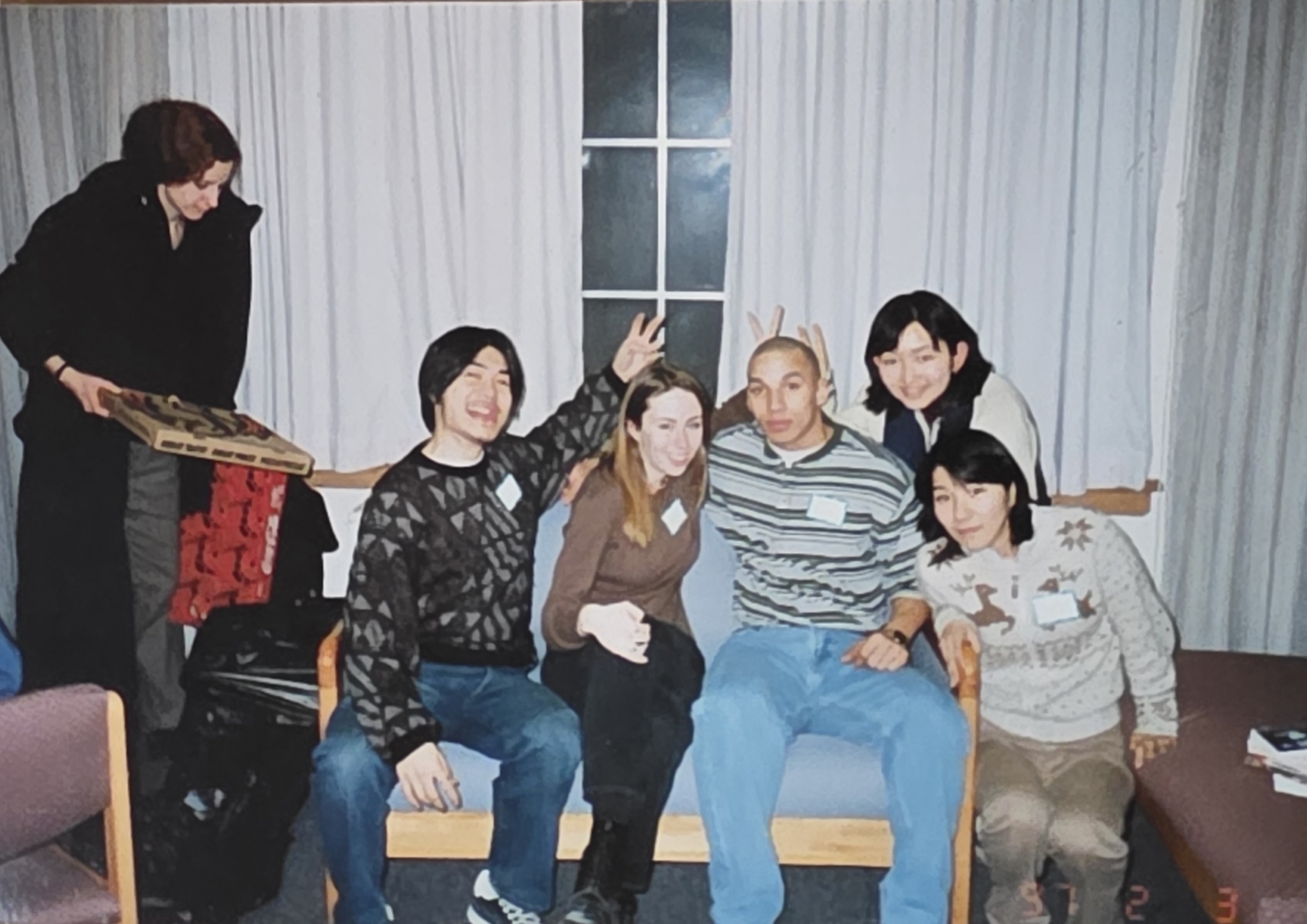 Lawyer A. Twillie II with college classmates during his undergraduate years, before law school